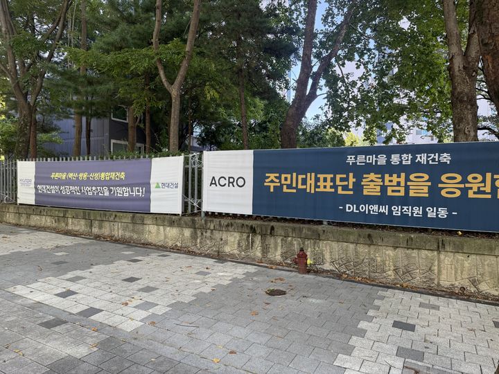 [성남=뉴시스] 분당 노후계획도시 정비사업 2차 특별정비구역 지정 대상으로 선정된 푸른마을. *재판매 및 DB 금지