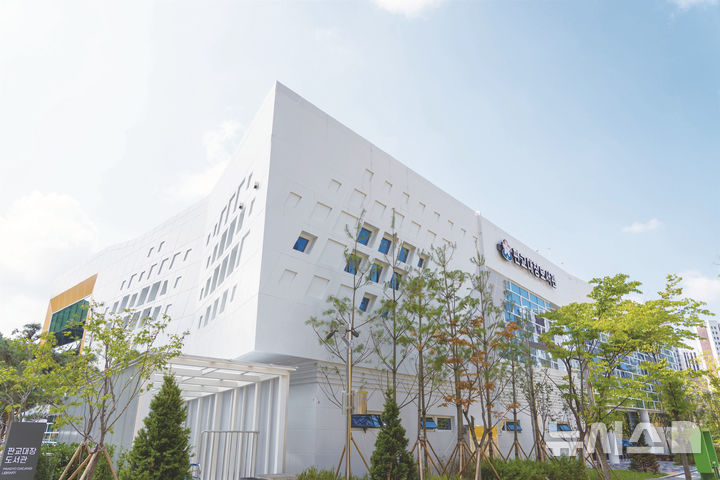 [성남=뉴시스] 10월 7일 개관하는 성남시 판교대장도서관 전경 (사진=성남시 제공) 2026.10.02.photo@newsis.com