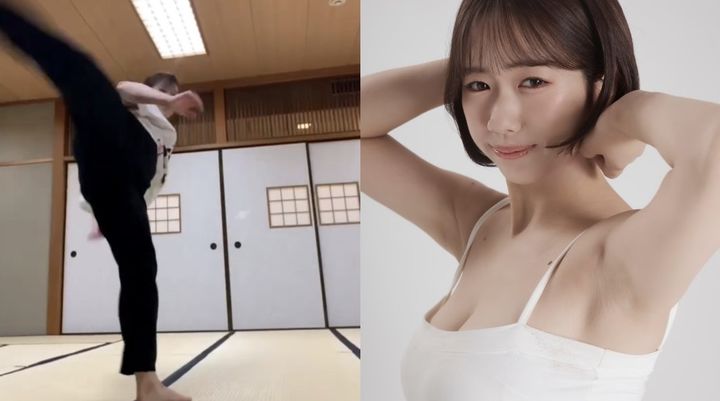 [서울=뉴시스]태권도 챔피언 출신 미네 리나코가 선수 시절 일화를 전했다. (사진 출처=미네 리나코 인스타그램 캡처)