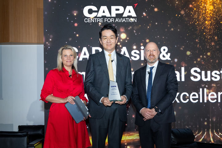 대한항공은 조원태 한진그룹 회장이 아시아태평양항공센터(CAPA, Centre for Aviation)로부터 ‘올해의 아시아 항공사 경영자상(2026 Asia Airline Executive of the Year)’을 수상했다고 2일 밝혔다.(사진=대한한공 제공) *재판매 및 DB 금지