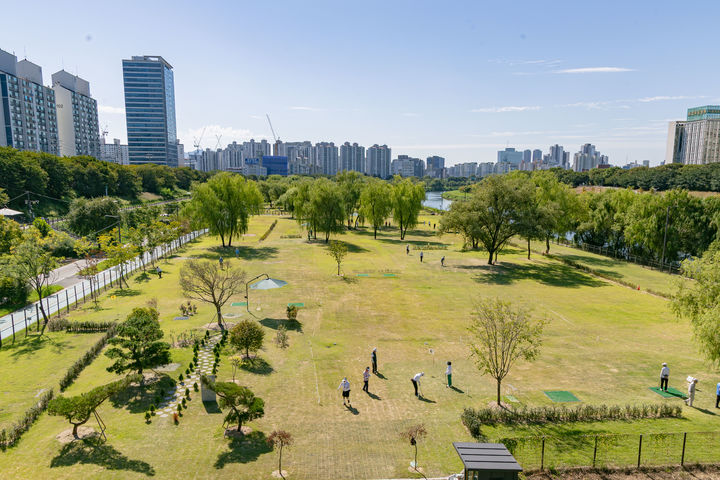[서울=뉴시스] 영등포 제2파크골프장 항공 사진. (사진=영등포구 제공) 2026.10.02. photo@newsis.com *재판매 및 DB 금지