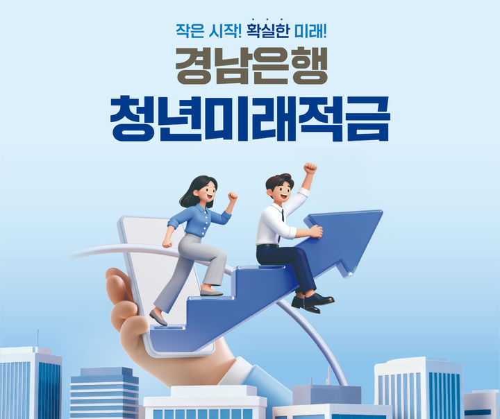 경남은행, 청년미래적금 7일부터 2차 판매…"앱으로 신청"