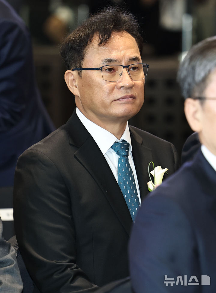 [서울=뉴시스] 박주성 기자 = 최재민 서울지방중수청장 임용 예정자가 2일 서울 중구 중수청에서 열린 개청식에 참석하고 있다. (공동취재). 2026.10.02. photo@newsis.com