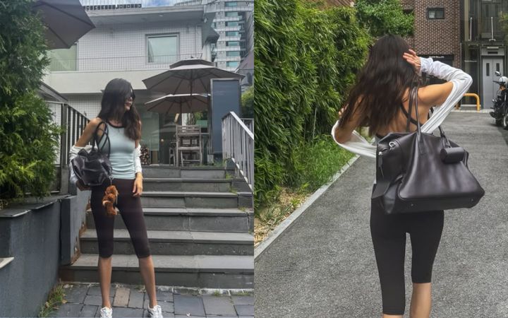 [서울=뉴시스] 배우 채정안이 운동복을 입고 운동 중인 모습을 공개하며 꾸준한 운동으로 건강을 관리하는 일상을 전했다. (사진=인스타그램 '채정안(@chae_jungan)' 캡처)