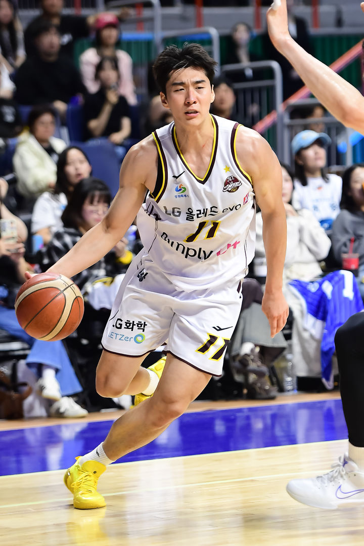 [서울=뉴시스] 프로농구 창원 LG의 양홍석. (사진=KBL 제공)