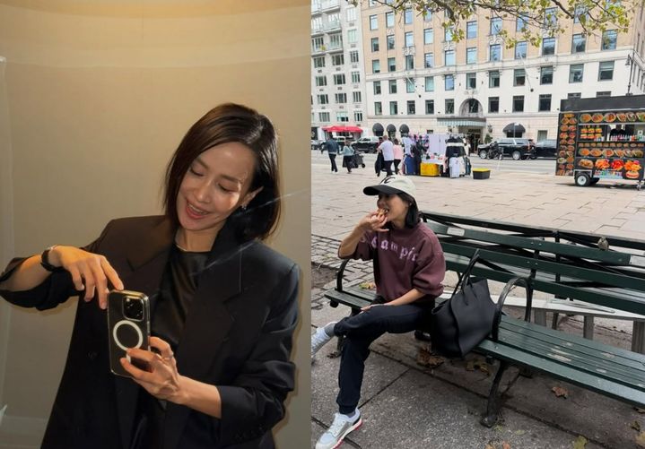 [서울=뉴시스] 배우 조여정이 뉴욕에서의 근황을 전했다. (사진=조여정 인스타그램 캡처)