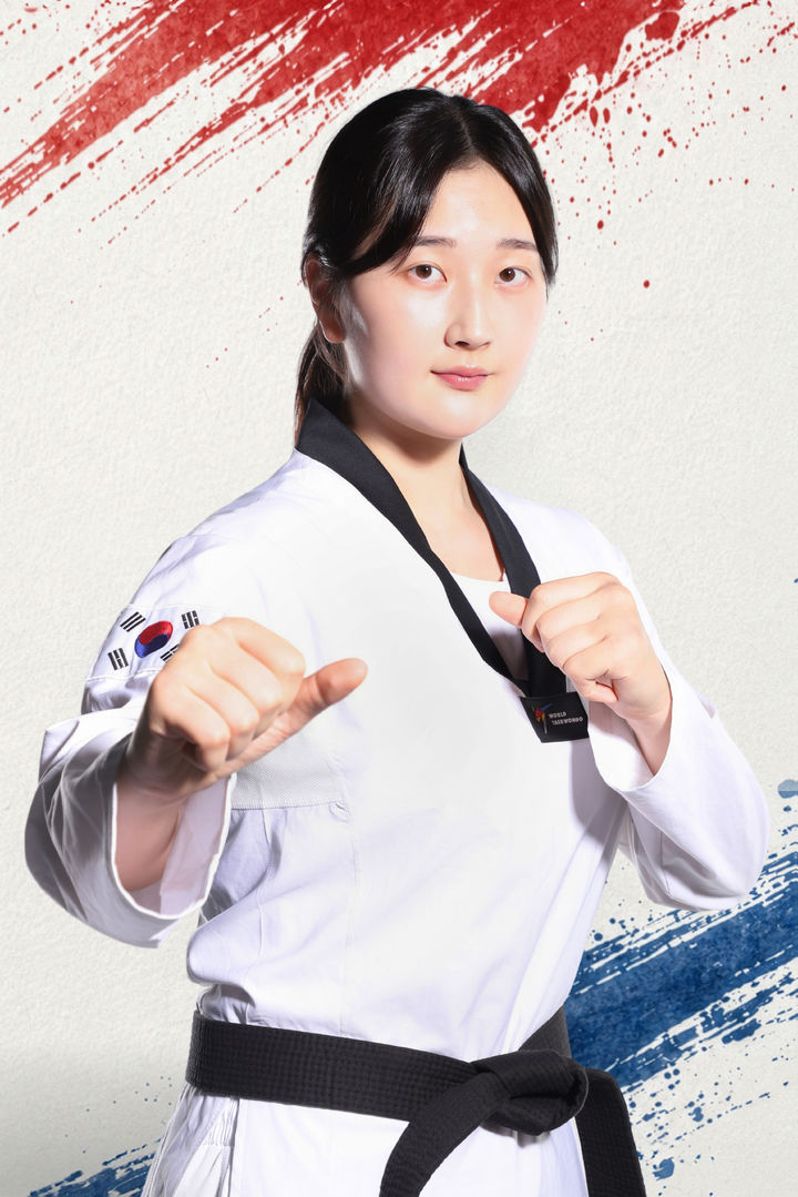 [서울=뉴시스] 한국 태권도 대표팀의 송다빈. (사진 = 대한체육회 제공) *재판매 및 DB 금지