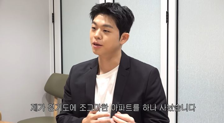 [서울=뉴시스]래퍼 그리가 어린 시절 방송 활동으로 마련한 부동산 자산을 공개했다. (사진=유튜브 '김그리' 캡처) 2026.10.04