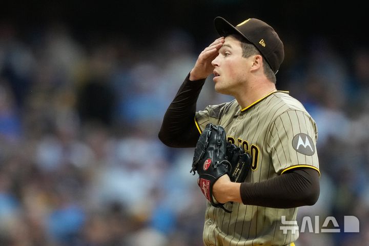[밀워키=AP/뉴시스] 메이저리그(MLB) 샌디에이고 파드리스의 메이슨 밀러. 2026.10.05