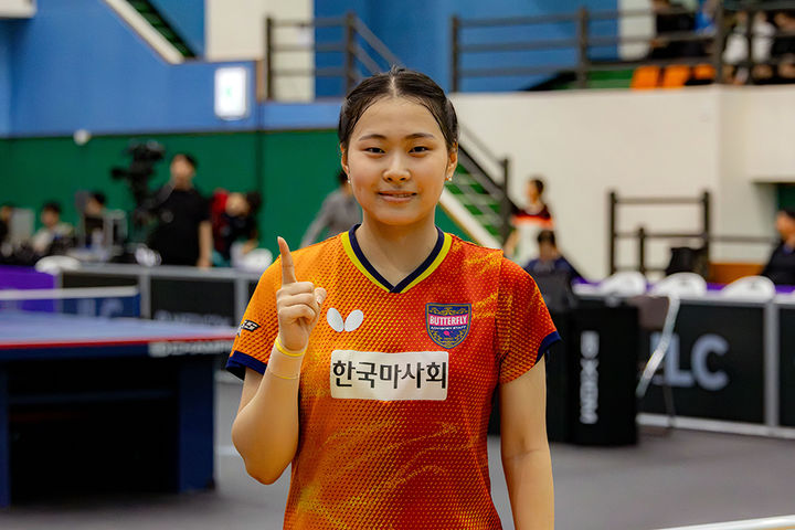 [서울=뉴시스] '2026 ILC 프로탁구리그 시리즈4 IN 제주시 조천읍' 여자 단식에서 우승한 이다은. (사진=한국프로탁구연맹 제공) 