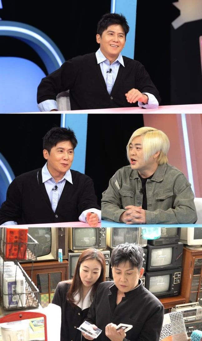[서울=뉴시스] 6일 오후 10시40분 방송되는 SBS TV 예능물 '동상이몽 시즌2-너는 내 운명'에는 그룹 'H.O.T.' 문희준과 홍경민이 스페셜 MC로 출연한다. (사진=SBS) 2026.10.06. photo@newsis.com *재판매 및 DB 금지