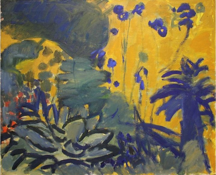 <팜트리>(미완성작), 1996, 캔버스에 유채, 73 x 90.5 cm, 개인 소장 *재판매 및 DB 금지