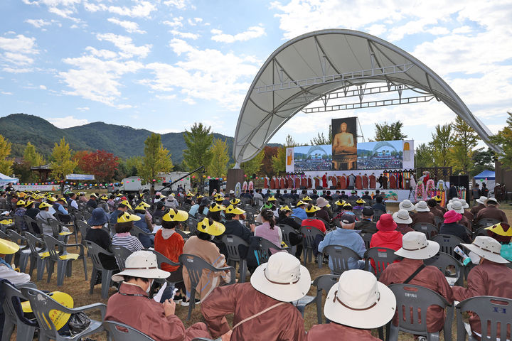[산청=뉴시스] 산청불교문화제전. (사진=산청군 제공) 2026.10.07. photo@newsis.com *재판매 및 DB 금지