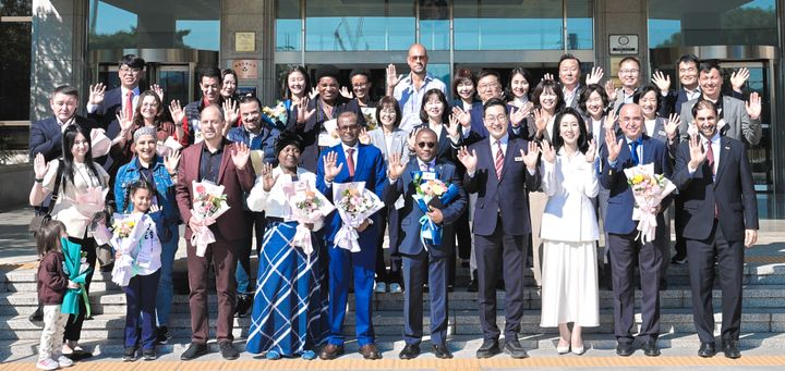 충주시청 찾은 주한 외교 사절 *재판매 및 DB 금지