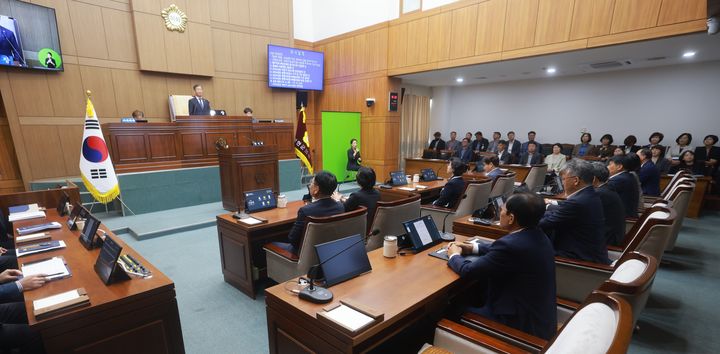 [부안=뉴시스] 전북 부안군의회 임시회. (사진=뉴시스 DB). photo@newsis.com *재판매 및 DB 금지