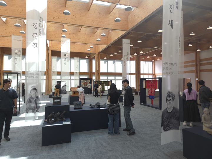 [안동=뉴시스] '2026 경상북도 무형유산대전'이 열리고 있는 국립경주박물관. (사진=경북도 제공) 2026.10.07. photo@newsis.com *재판매 및 DB 금지