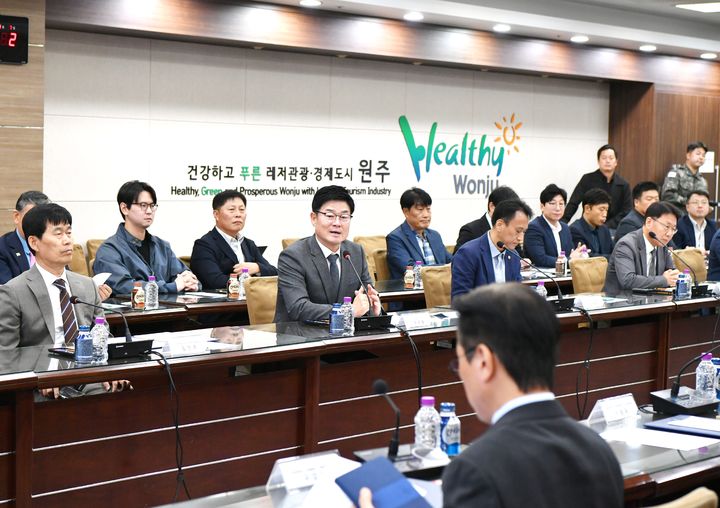 원주국방드론산업협의체 발대식. *재판매 및 DB 금지