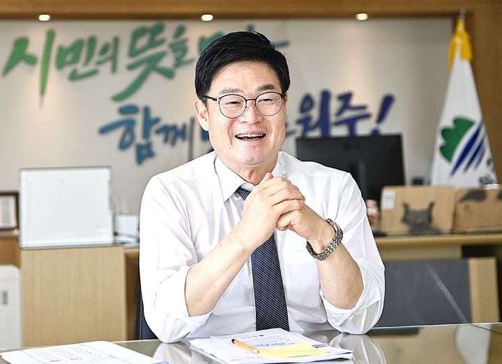 구자열 원주시장. *재판매 및 DB 금지