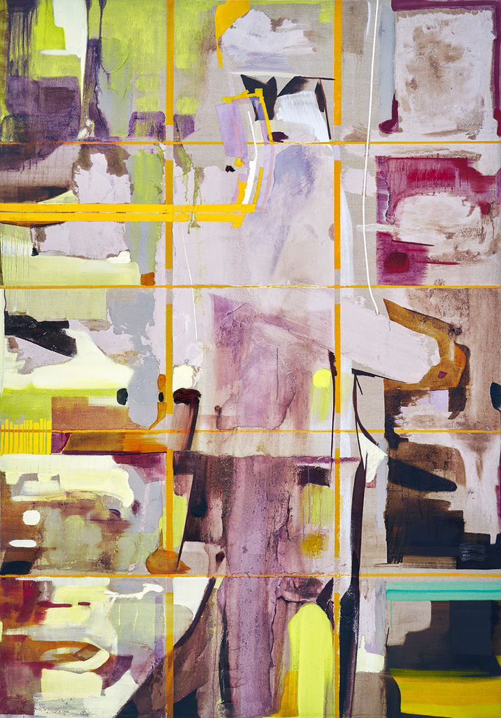 김세은, 〈접는 그림-다음을 위한 선〉2023 Water mixable oil and cement pigment on canvas 210 x 147 x 3 cm Courtesy of the artist and Kukje Gallery 사진: 이의록 이미지 제공: 국제갤러리 *재판매 및 DB 금지