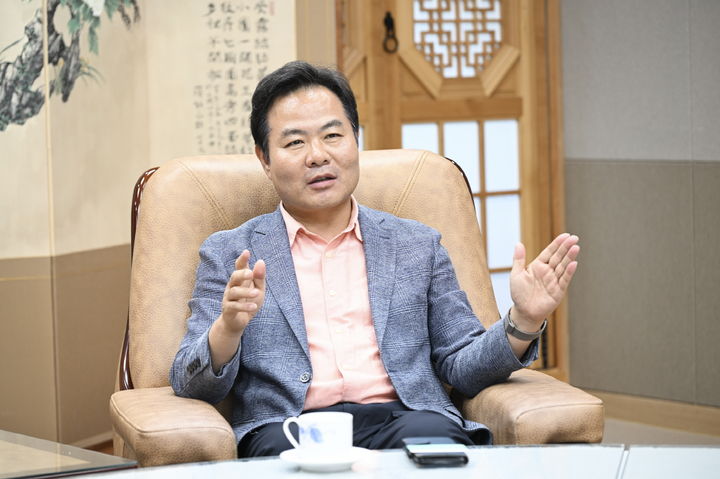 [문경=뉴시스] 김학홍 경북 문경시장 *재판매 및 DB 금지