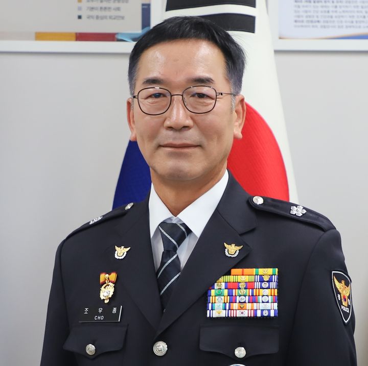 [구미=뉴시스] 제83대 조우종 구미경찰서장 취임. (사진=구미경찰서 제공) 2026.10.08. photo@newsis.com *재판매 및 DB 금지