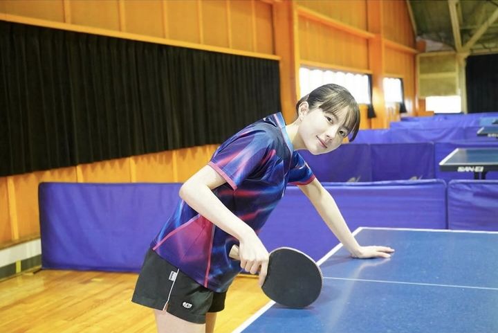 [서울=뉴시스] 일본 대표 탁구 유망주로 큰 인기를 끌었던 선수 키쿠치 히나가 중학교 때부터 해온 10년의 선수 생활을 마무리한다. (사진=인스타 캡쳐) 26.10.08. 