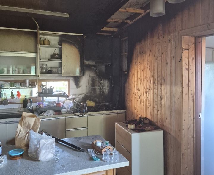 [전남광주=뉴시스] 8일 오후 2시21분께 전남광주 장성군 삼서면 한 주택에서 불이 났다. (사진 = 전남소방본부 제공) 2026.10.08. photo@newsis.com *재판매 및 DB 금지