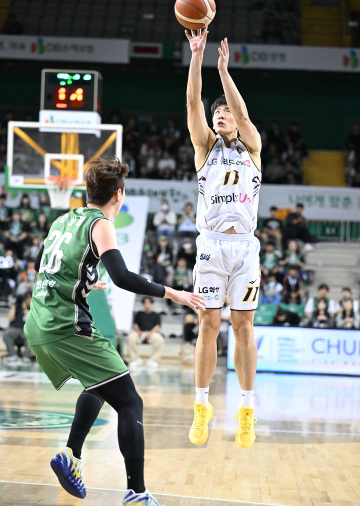 [서울=뉴시스] 프로농구 창원 LG의 양홍석. (사진=KBL 제공)
