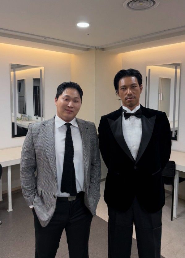 [서울=뉴시스]래퍼 겸 배우 스윙스와 배우 김민(사진=SNS 캡처) 2026.10.09. photo@newsis.com *재판매 및 DB 금지