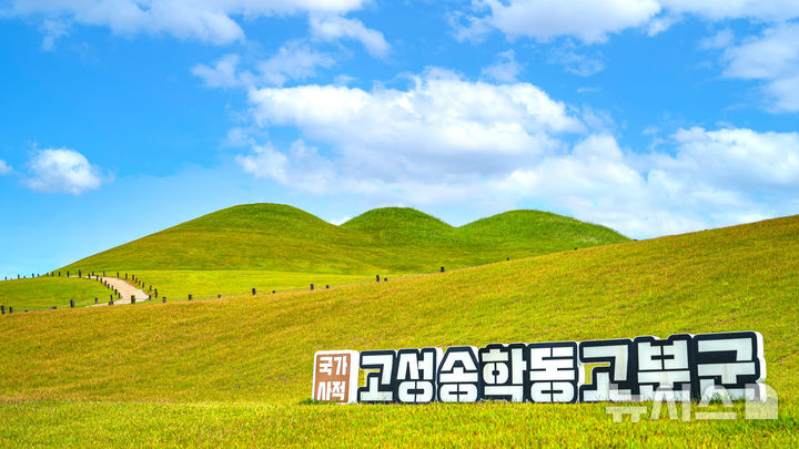 [고성(경남)=뉴시스] 신정철 기자= 경남 고성군 '송학동 고분군' 일원에서 오는 17일 오후 5시부터 아주 특별한 ‘2026 송학의 밤: 소가야 역사 타임머신’이 개최된다.사진은 '고성 송학동 고분군' 전경.(사진=뉴시스DB).2026.10.10. sin@newsis.com