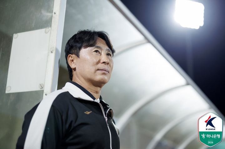 [서울=뉴시스] 프로축구 K리그1 FC서울의 김기동 감독. (사진=한국프로축구연맹 제공)
