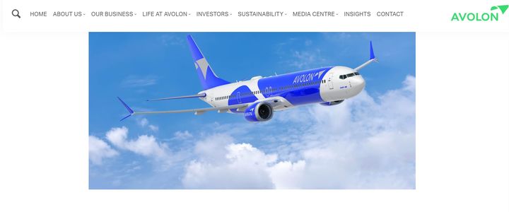 [서울=뉴시스]항공기 임대업체 아볼론 홈페이지 모습. <사진캡처=아볼론 홈페이지> *DB 및 재판매 금지. 2026.10.10. 