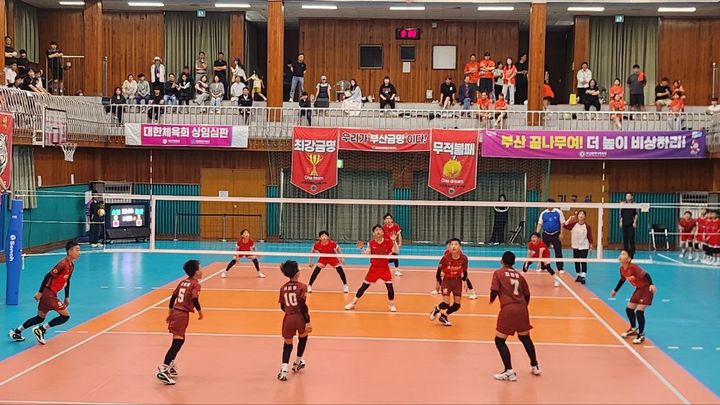 [전남광주=뉴시스] 순천대석초 전국소년체육대회 배구대회 경기 모습. (자료사진 = 전남광주통합교육청 제공). 2026.10.11. photo@newsis.com *재판매 및 DB 금지