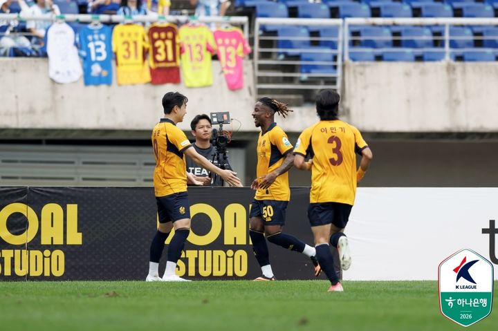 [서울=뉴시스] 프로축구 K리그1 광주FC의 바 루아. (사진=한국프로축구연맹 제공)