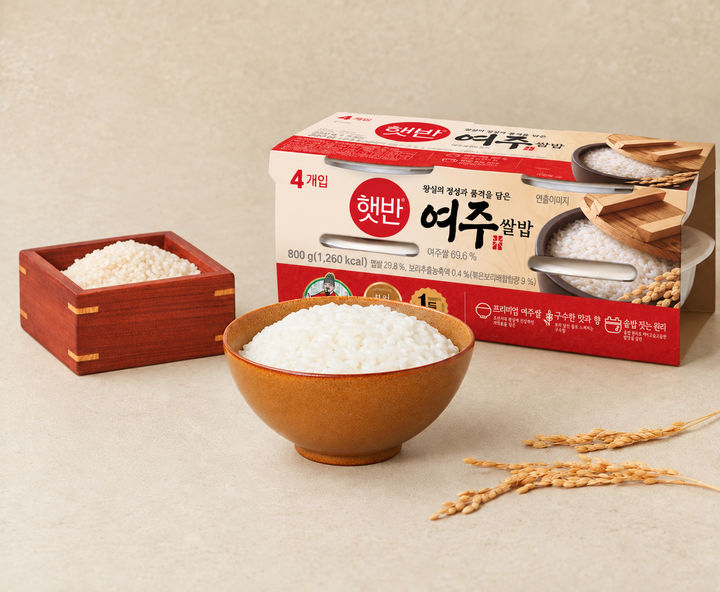 햇반 여주쌀밥. (사진=CJ제일제당 제공) *재판매 및 DB 금지