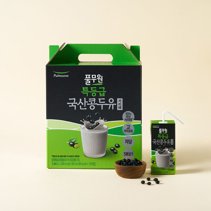 풀무원 특등급 국산콩 두유 서리태