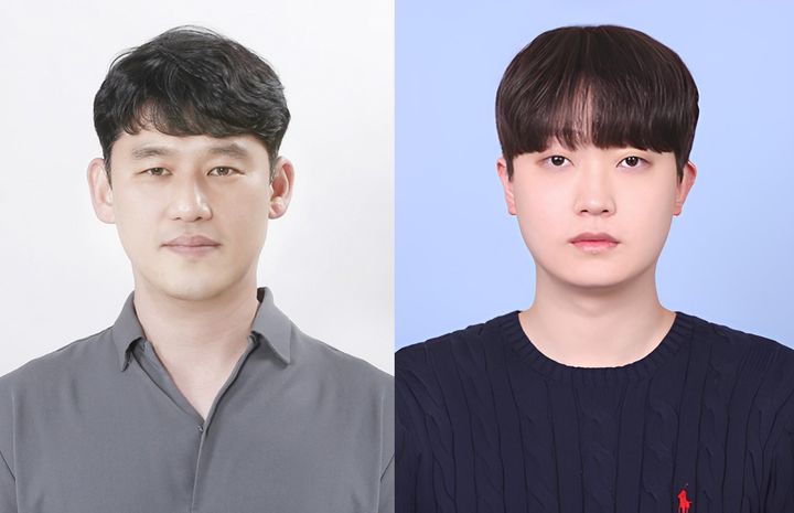 [울산=뉴시스] 송현곤 교수(좌측)와 홍진기 연구원. (사진= UNIST 제공) photo@newsis.com *재판매 및 DB 금지