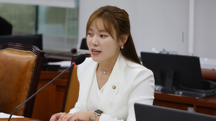 국회 행정안전위원회 소속 국민의힘 김예지 의원. *재판매 및 DB 금지