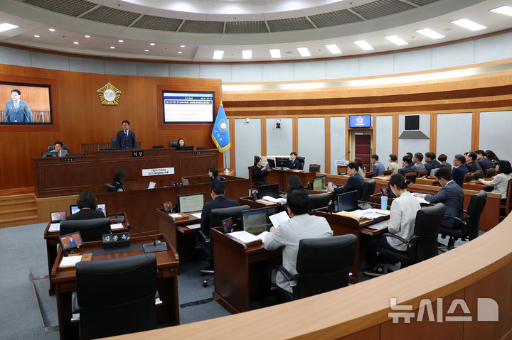 [평택=뉴시스] 오산시의회, 제307회 정례회 모습 (사진=오산시의회 제공) 2026.10.12.photo@newsis.com 