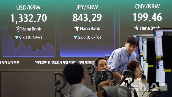 18년 만에 최저 수준으로 내려간 엔화 가치