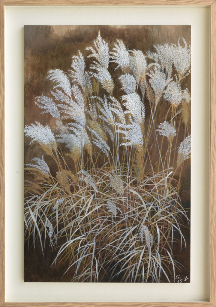 신금례, 가을, 장지에 드로잉, 74.5X115cm *재판매 및 DB 금지