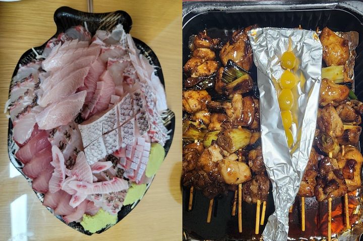 [서울=뉴시스] 쿠팡이츠 전산장애로 음식 배달에 차질이 발생한 가운데, 일부 배달기사들이 '자체 폐기' 음식을 먹은 후 인증 사진을 올렸다. (사진=디시인사이드 '쿠팡이츠&배민커넥트 갤러리' 캡처)