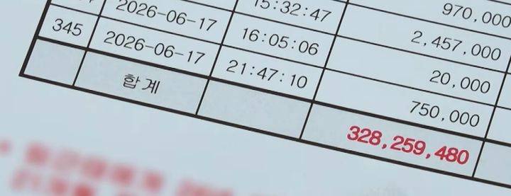 [서울=뉴시스] 아픈 몸과 회사 대출, 법원 절차 비용 등을 이유로 고령의 집주인에게 300회 넘게 총 3억원이 넘는 금액을 빌려간 세입자가, 조사를 통해 이미 퇴사한 상태임이 밝혀졌다. (사진=유튜브 채널 'play 채널A' 화면 캡쳐) 2026.10.13.