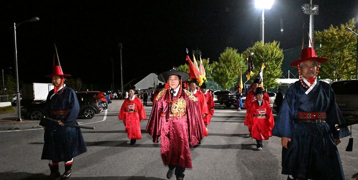 [평창=뉴시스] 2025 조선왕조실록의궤 이운행렬. (사진=뉴시스 DB). photo@newsis.com *재판매 및 DB 금지