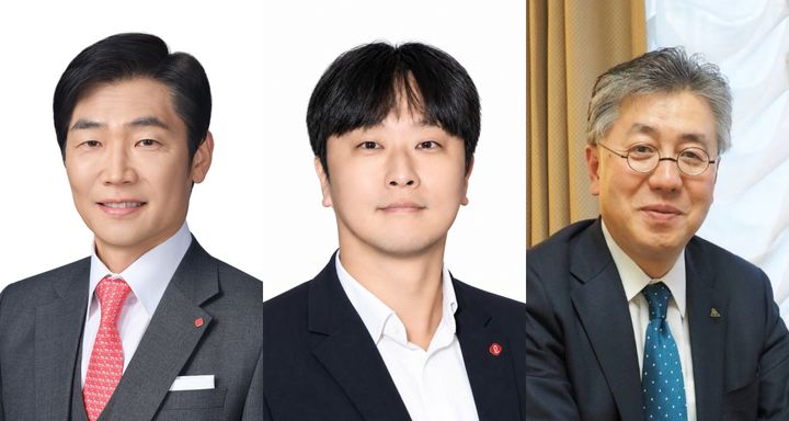 [서울=뉴시스] (왼쪽부터) 김종열 대표이사, 김진근 법인장, 요시무라 후미오 대표. *재판매 및 DB 금지
