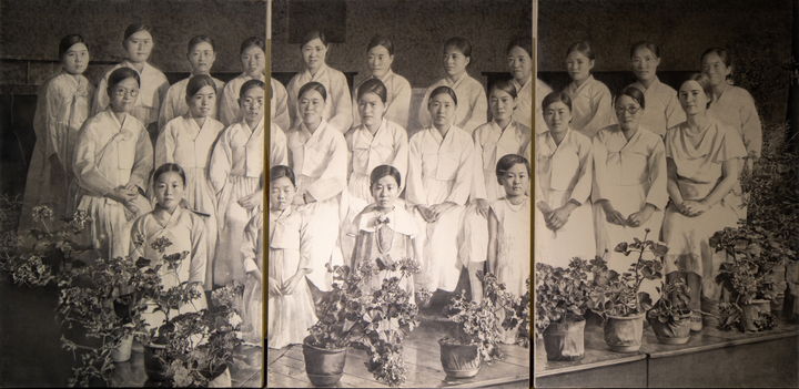 조덕현, 므네모시네 4, 캔버스에 연필과 콘테, 2024, 194x390 *재판매 및 DB 금지