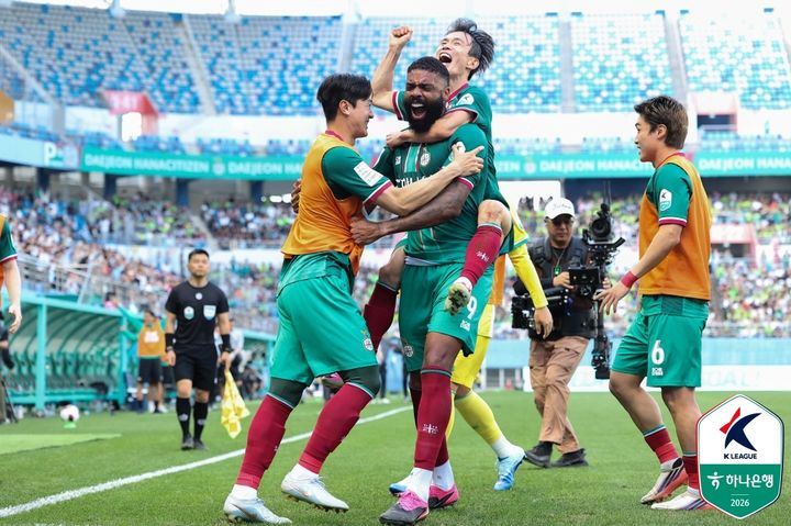 [서울=뉴시스] 프로축구 K리그1 대전하나시티즌의 디오고. (사진=한국프로축구연맹 제공) 2026.10.13. photo@newsis.com *재판매 및 DB 금지