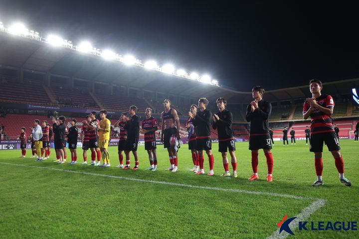 [서울=뉴시스] 프로축구 K리그1 포항스틸러스. (사진=한국프로축구연맹 제공) 2026.10.13. photo@newsis.com *재판매 및 DB 금지