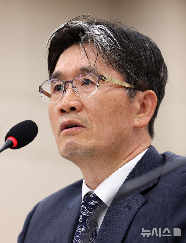 [서울=뉴시스] 고범준 기자 = 오동운 고위공직자범죄수사처장이 13일 서울 여의도 국회에서 열린 법제사법위원회 국정감사(고위공직자범죄수사처)에서 의원 질의에 답변하고 있다. 2026.10.13. bjko@newsis.com