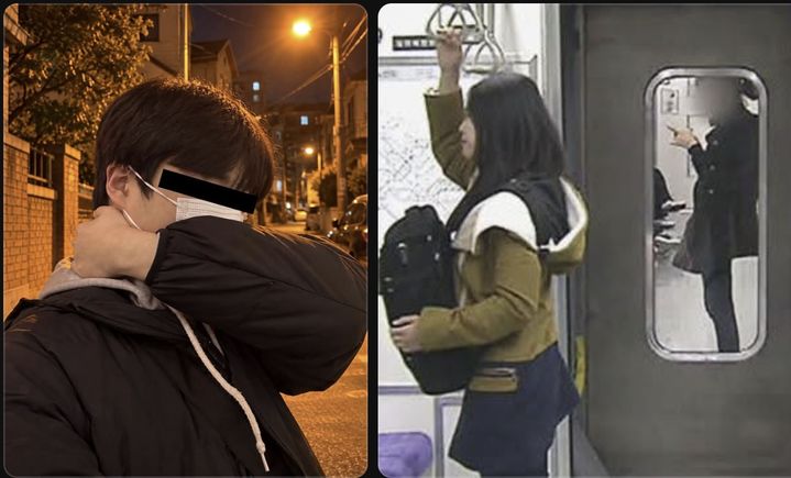 [서울=뉴시스] 사회관계망서비스(SNS)에 공유된 흉기 난동 대비 자세. 목을 팔로 감싸고 가방을 몸 앞쪽으로 메는 모습이다. (사진출처: 스레드 캡처) 2026.10.14.